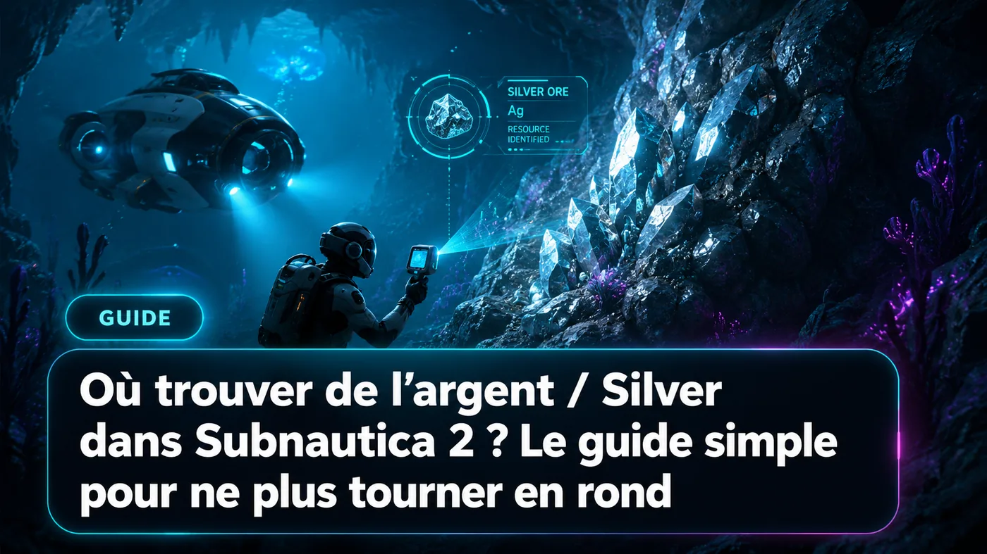 Où trouver de l’argent / Silver dans Subnautica 2 ? Le guide simple pour ne plus tourner en rond