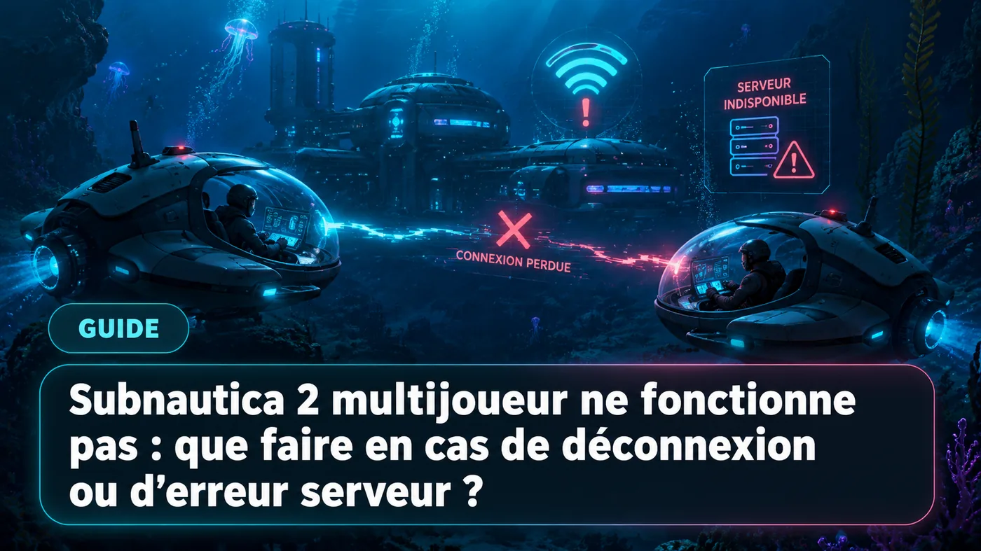 Subnautica 2 multijoueur ne fonctionne pas : que faire en cas de déconnexion ou d’erreur serveur ?