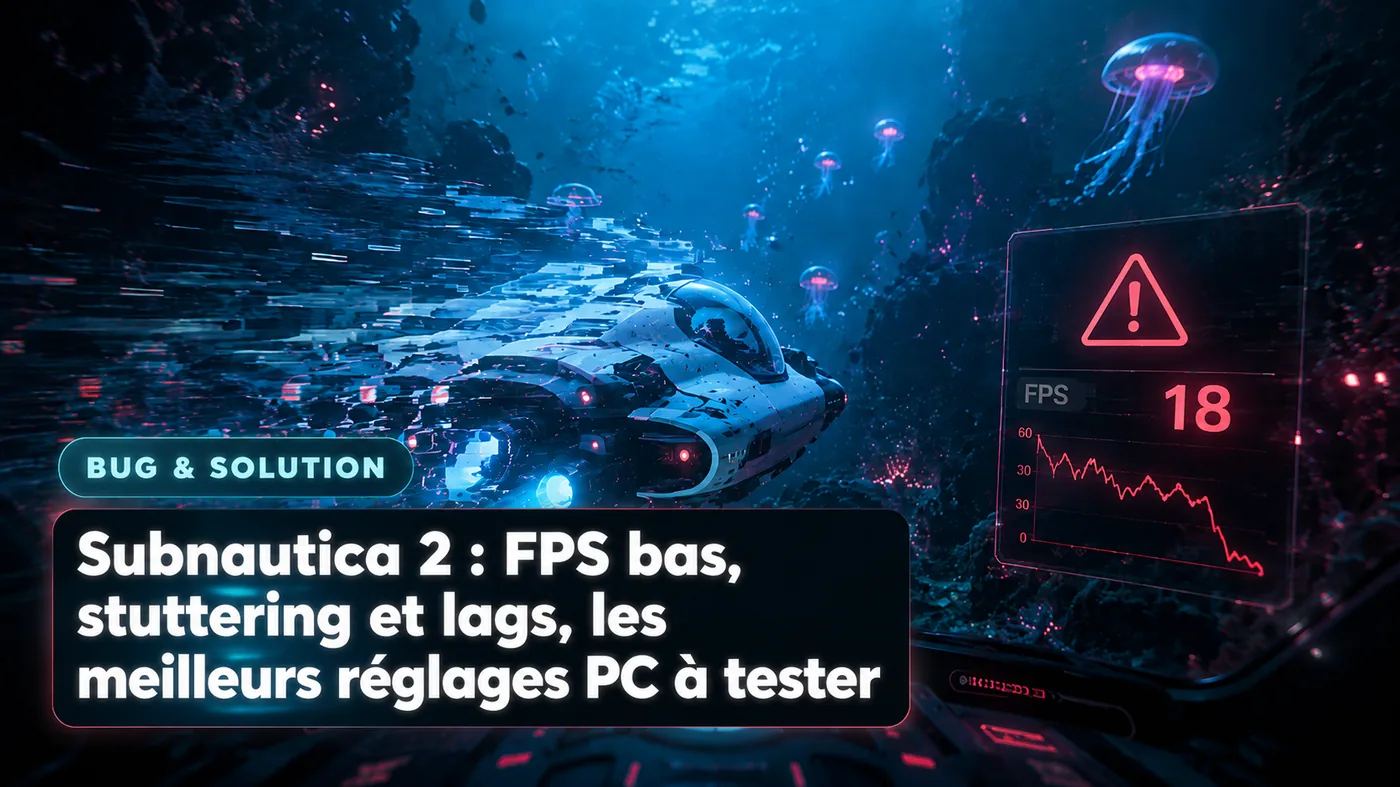 Subnautica 2 : FPS bas, stuttering et lags, les meilleurs réglages PC à tester
