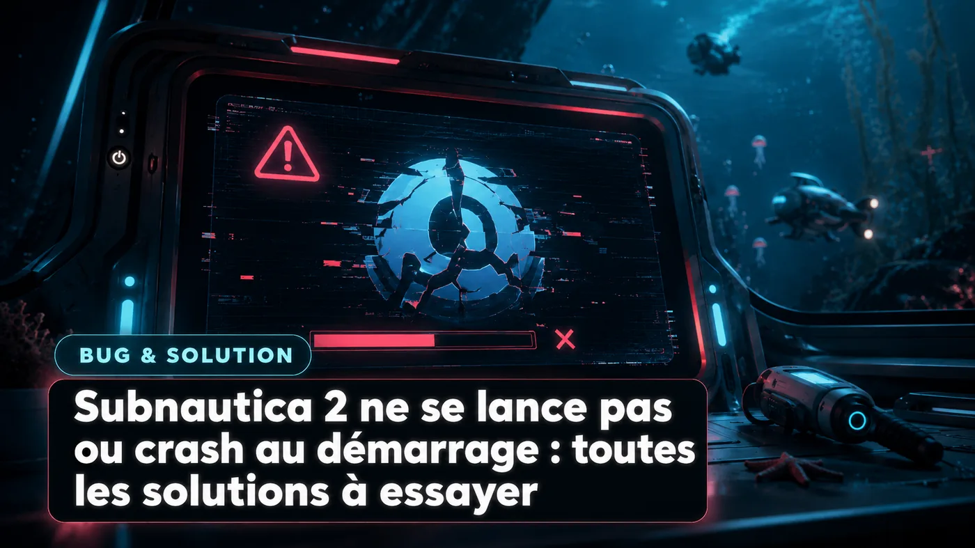 Subnautica 2 ne se lance pas ou crash au démarrage : toutes les solutions à essayer